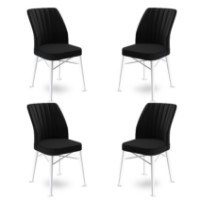 Set mobilă pentru bucătărie Hanah Home Flex Black White