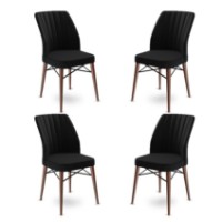 Set mobilă pentru bucătărie Hanah Home Flex Black Brown