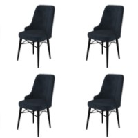Set mobilă pentru bucătărie Hanah Home Pare Anthracite Black