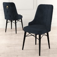Set mobilă pentru bucătărie Hanah Home Pare Anthracite Black imaginea #2 — magazin online Desire.md
