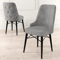 Set mobilă pentru bucătărie Hanah Home Pare Grey Black imaginea #2 — magazin online Desire.md