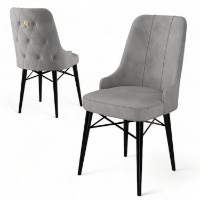 Set mobilă pentru bucătărie Hanah Home Pare Grey Black imaginea #3 — magazin online Desire.md