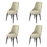 Комплект для столовой Hanah Home Pare Cream Black