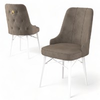 Комплект для столовой Hanah Home Pare Cappuccino White фото №3 — интернет-магазин Desire.md