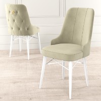 Комплект для столовой Hanah Home Pare Cream White фото №2 — интернет-магазин Desire.md