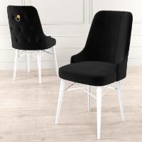 Комплект для столовой Hanah Home Pare Black White фото №2 — интернет-магазин Desire.md