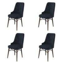 Комплект для столовой Hanah Home Pare Anthracite Brown