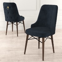Комплект для столовой Hanah Home Pare Anthracite Brown фото №2 — интернет-магазин Desire.md