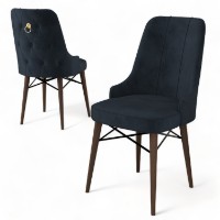Комплект для столовой Hanah Home Pare Anthracite Brown фото №3 — интернет-магазин Desire.md
