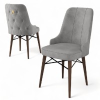 Комплект для столовой Hanah Home Pare Grey Brown фото №3 — интернет-магазин Desire.md