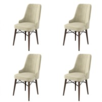 Set mobilă pentru bucătărie Hanah Home Pare Cream Brown