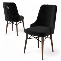 Комплект для столовой Hanah Home Pare Black Brown фото №3 — интернет-магазин Desire.md