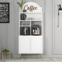 Буфет для кухни Hanah Home Lyon 80 White Gold