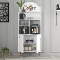 Буфет для кухни Hanah Home Lyon 80 White Gold фото №2 — интернет-магазин Desire.md