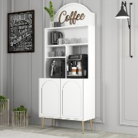 Буфет для кухни Hanah Home Lyon 80 White Gold фото №3 — интернет-магазин Desire.md