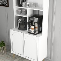 Буфет для кухни Hanah Home Lyon 80 White Gold фото №4 — интернет-магазин Desire.md