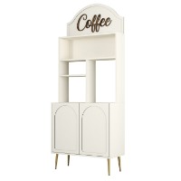Bufet bucatarie Hanah Home Lyon 80 Cream Gold imaginea #6 — magazin online Desire.md