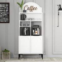 Bufet bucatarie Hanah Home Lyon 80 White Black