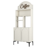 Буфет для кухни Hanah Home Lyon 80 Cream Black фото №6 — интернет-магазин Desire.md