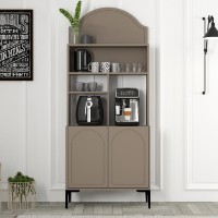 Bufet bucatarie Hanah Home Lyon 80 Atlas Black imaginea #5 — magazin online Desire.md