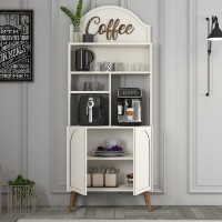 Буфет для кухни Hanah Home Lyon 80 Cream Walnut фото №2 — интернет-магазин Desire.md