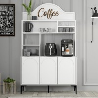 Буфет для кухни Hanah Home Lyon 120 White Black