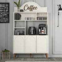 Bufet bucatarie Hanah Home Lyon 120 Cream Walnut