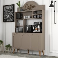 Bufet bucatarie Hanah Home Lyon 120 Atlas Walnut imaginea #3 — magazin online Desire.md