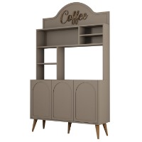 Bufet bucatarie Hanah Home Lyon 120 Atlas Walnut imaginea #5 — magazin online Desire.md