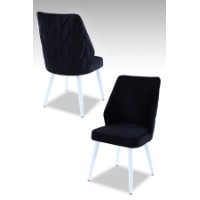Set mobilă pentru bucătărie Hanah Home Pufi Black White