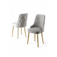 Комплект для столовой Hanah Home Newa Grey Gold фото №2 — интернет-магазин Desire.md
