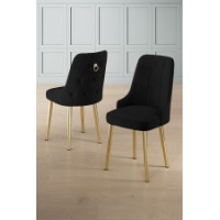 Set mobilă pentru bucătărie Hanah Home Newa Black Gold