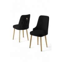 Set mobilă pentru bucătărie Hanah Home Newa Black Gold imaginea #2 — magazin online Desire.md