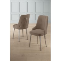 Set mobilă pentru bucătărie Hanah Home Newa Cappuccino Chrome