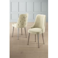 Set mobilă pentru bucătărie Hanah Home Newa Cream Chrome