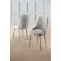 Set mobilă pentru bucătărie Hanah Home Newa Grey Chrome