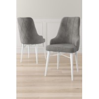 Set mobilă pentru bucătărie Hanah Home Neta Grey White