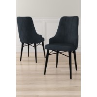 Set mobilă pentru bucătărie Hanah Home Neta Anthracite Black