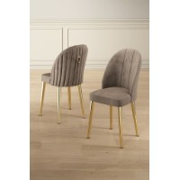Set mobilă pentru bucătărie Hanah Home Mara Cappuccino Gold