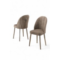 Set mobilă pentru bucătărie Hanah Home Mara Cappuccino Chrome imaginea #2 — magazin online Desire.md