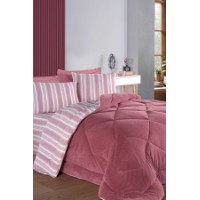 Lenjerie de pat L'Essentiel Soft Line Claret Red imaginea #4 — magazin online Desire.md