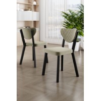 Set mobilă pentru bucătărie Hanah Home Arfe Cream Black