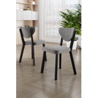 Set mobilă pentru bucătărie Hanah Home Arfe Grey Black