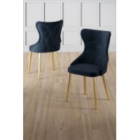 Set mobilă pentru bucătărie Hanah Home Alpa Anthracite Gold