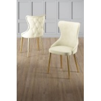 Set mobilă pentru bucătărie Hanah Home Alpa Cream Gold