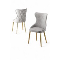 Set mobilă pentru bucătărie Hanah Home Alpa Grey Gold imaginea #2 — magazin online Desire.md