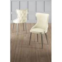 Set mobilă pentru bucătărie Hanah Home Alpa Cream Chrome