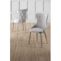 Set mobilă pentru bucătărie Hanah Home Alpa Grey Chrome
