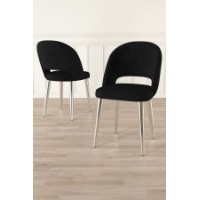 Set mobilă pentru bucătărie Hanah Home Pane Black Chrome