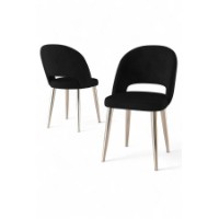 Set mobilă pentru bucătărie Hanah Home Pane Black Chrome imaginea #2 — magazin online Desire.md